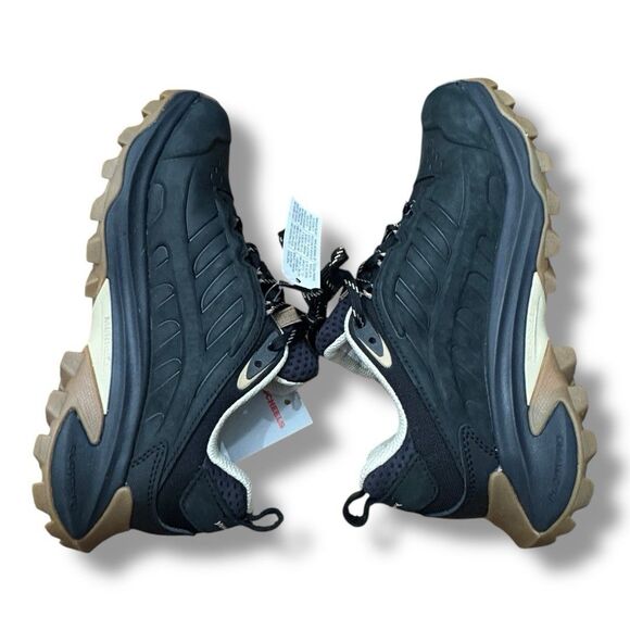 Merrell Moab Speed 2 Leather WP Low-Top Hiking Boot Black J038224 Women’s Sz 6.5 - Picture 5 of 11